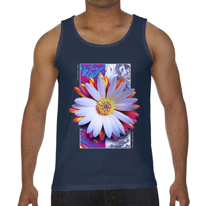 Holographic Lily Flower Comfort Colors® Tank Top