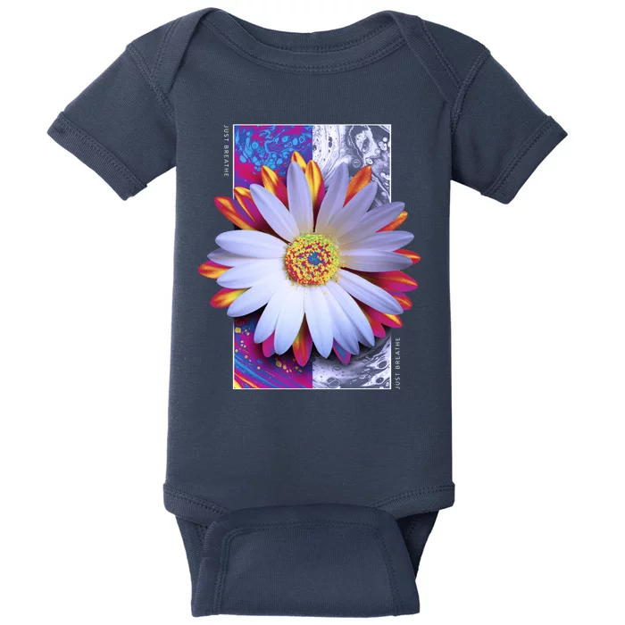 Holographic Lily Flower Baby Bodysuit