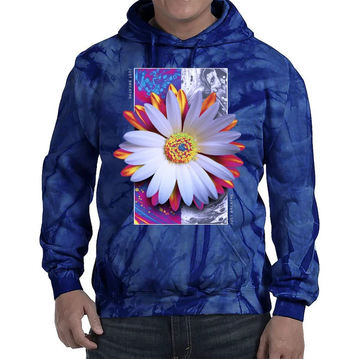 Holographic Lily Flower Tie Dye Hoodie