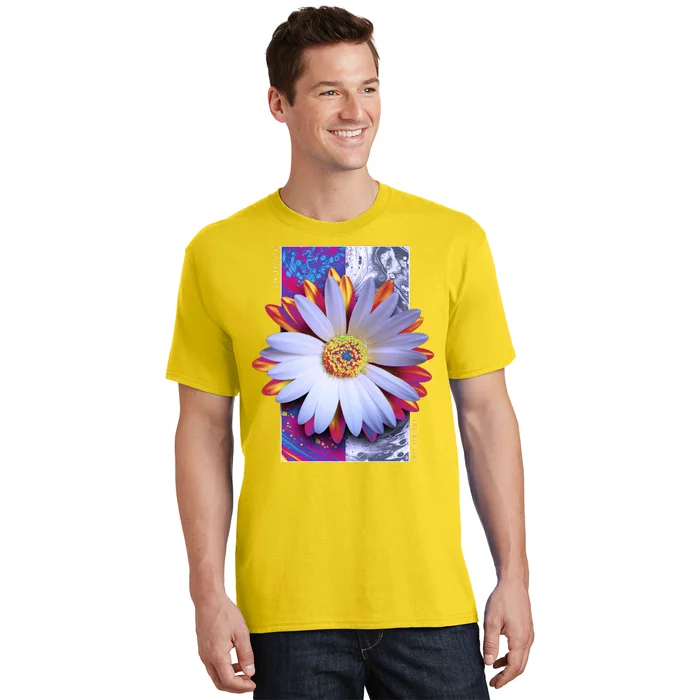 Holographic Lily Flower T-Shirt