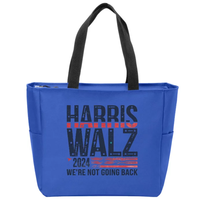 Harriswalz Leading Forward No Turning Back Cool Gift Zip Tote Bag