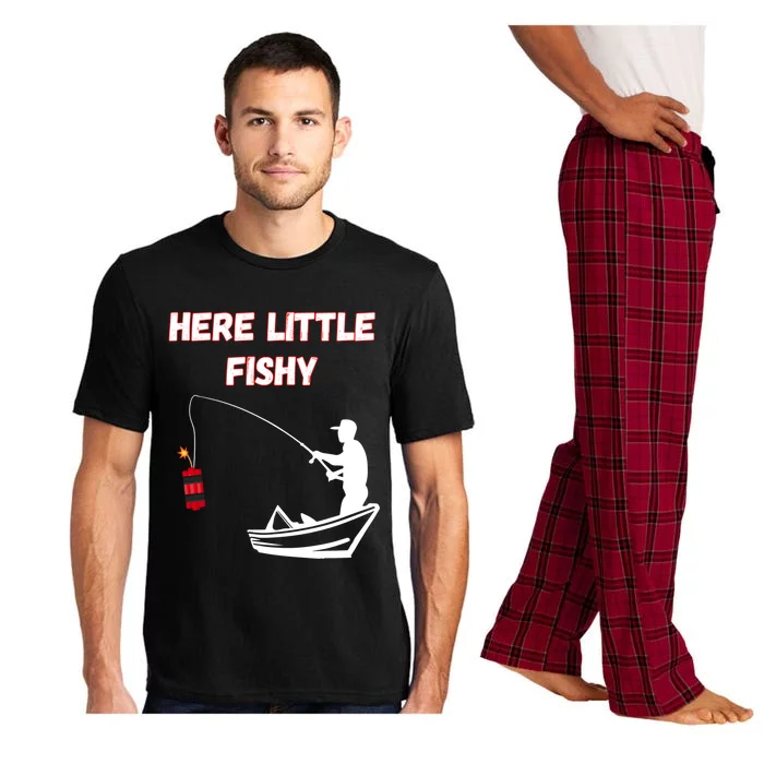 Here Little Fishy Funny Gift Pajama Set