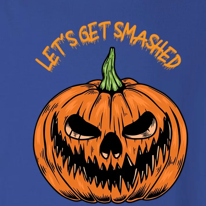 Halloween Lets Get Smashed Graphic Great Gift Toddler Long Sleeve Shirt