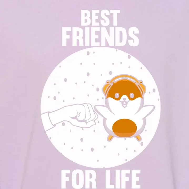 Hamster Lover Gift Garment-Dyed Sweatshirt