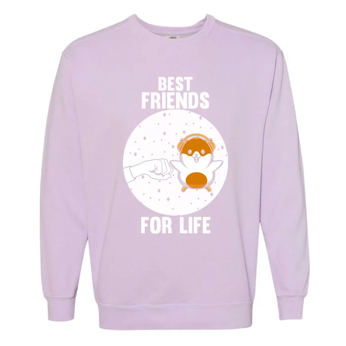 Hamster Lover Gift Garment-Dyed Sweatshirt