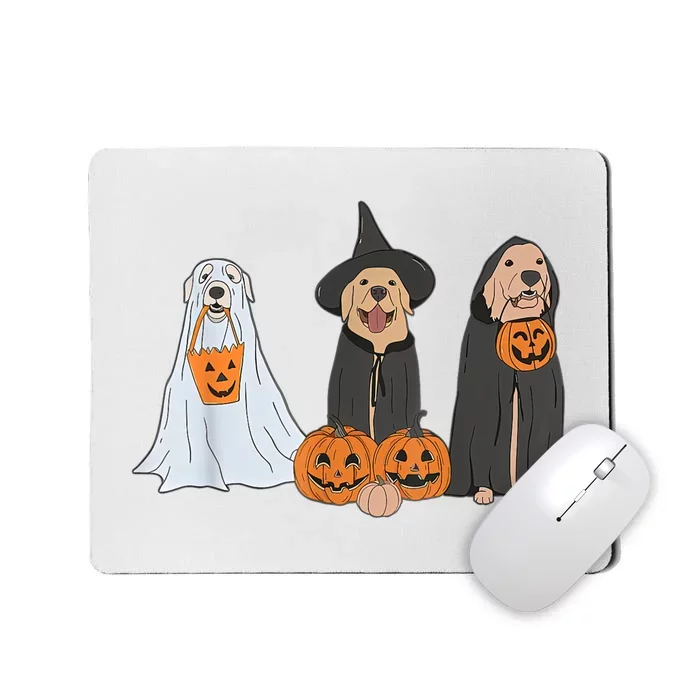 Halloween Labrador Golden Retriever Mousepad