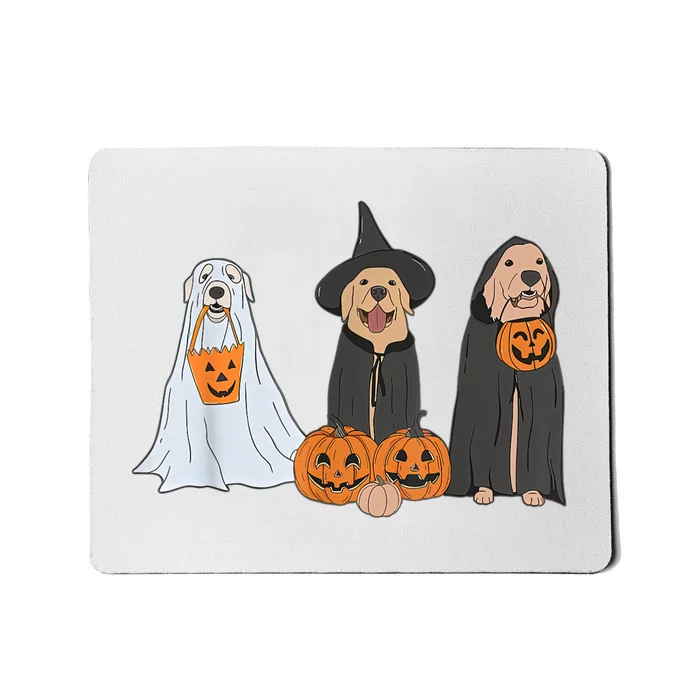 Halloween Labrador Golden Retriever Mousepad