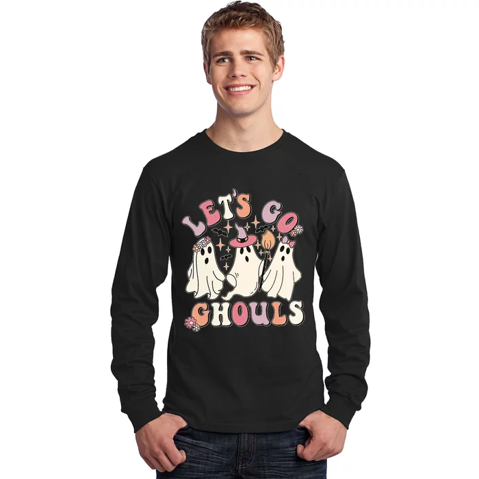 Halloween LetS Go Ghouls Long Sleeve Shirt