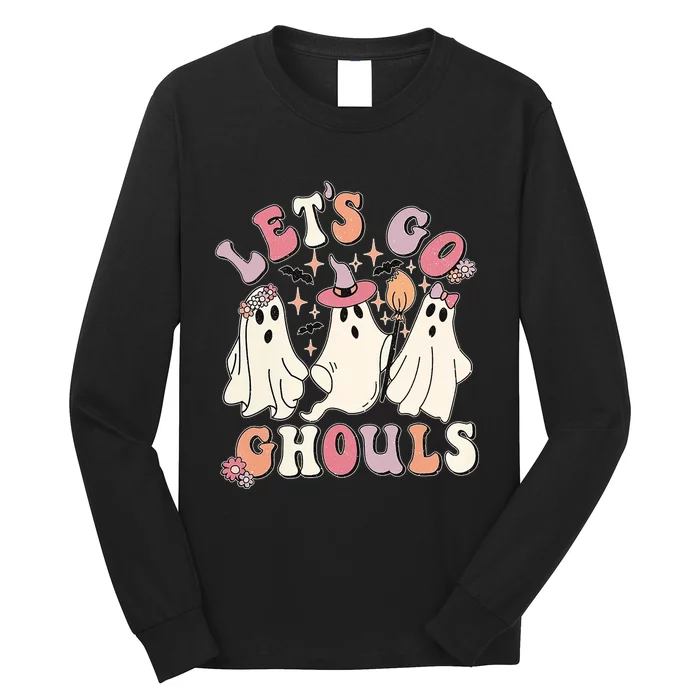 Halloween LetS Go Ghouls Long Sleeve Shirt