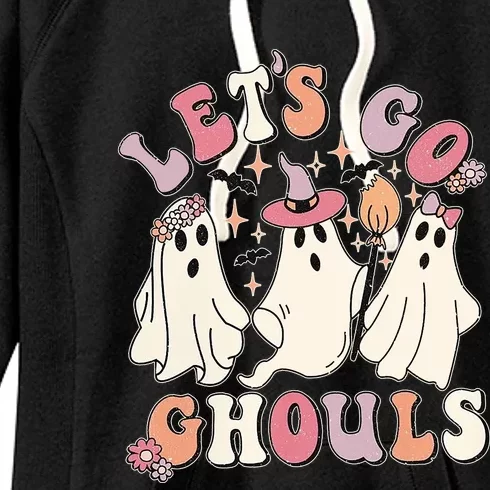 Halloween LetS Go Ghouls Women's Fleece Hoodie