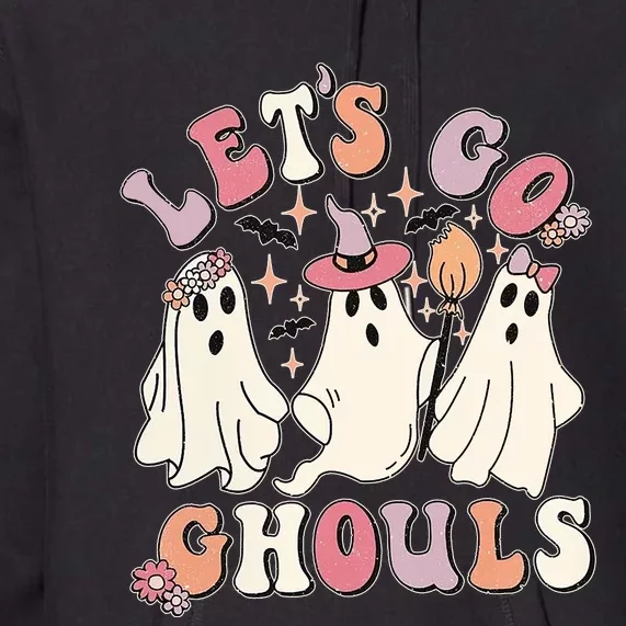 Halloween LetS Go Ghouls Premium Hoodie