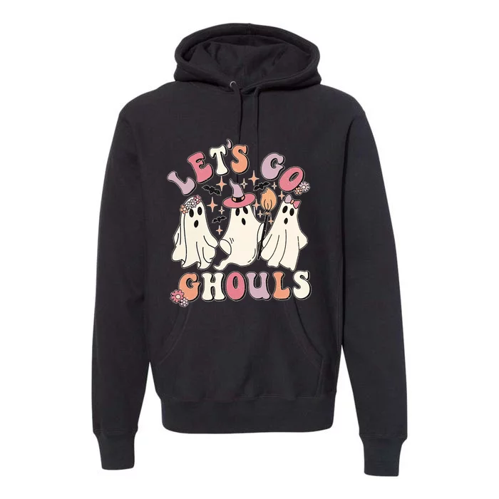 Halloween LetS Go Ghouls Premium Hoodie