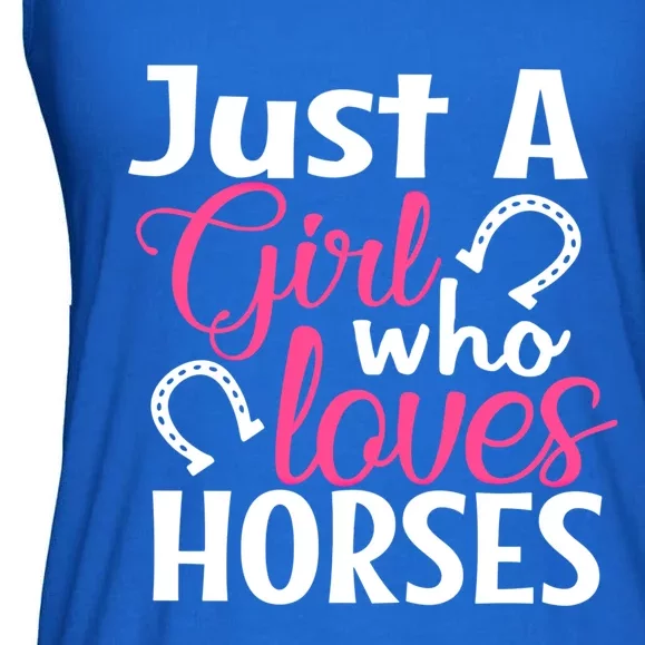 Horse Lover Gift Equestrian Cow Farmer Country Ladies Gift Ladies Essential Flowy Tank