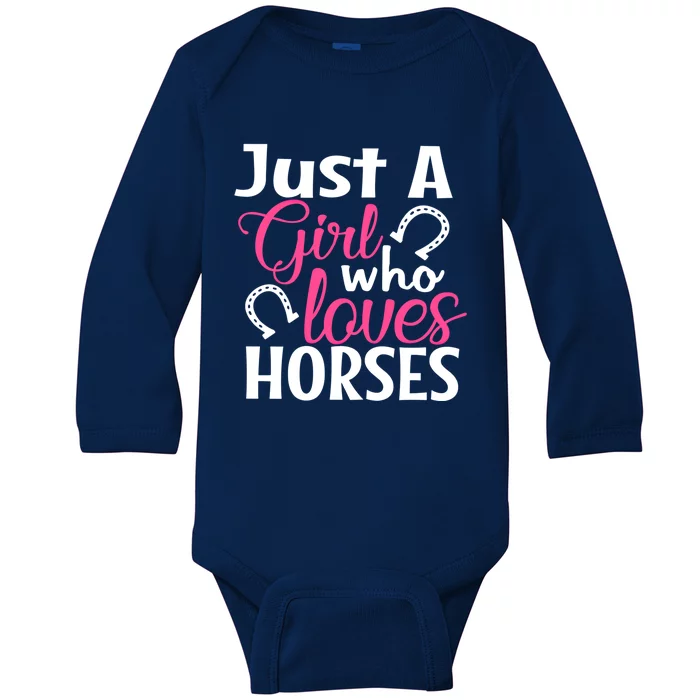 Horse Lover Gift Equestrian Cow Farmer Country Ladies Gift Baby Long Sleeve Bodysuit