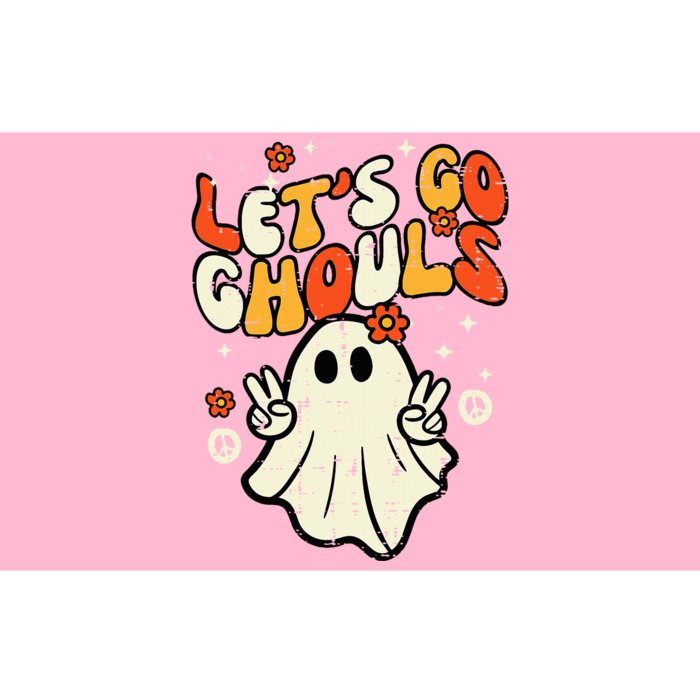 Halloween Lets Go Ghouls Ghost Bumper Sticker