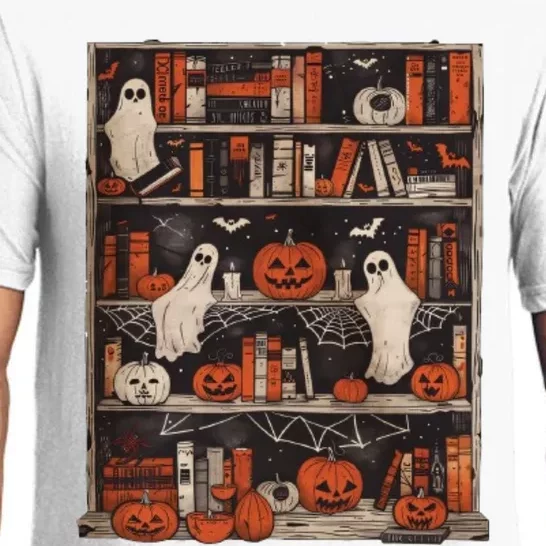 Halloween Library Ghost Books Halloween Teacher Halloween Book Pajama Set