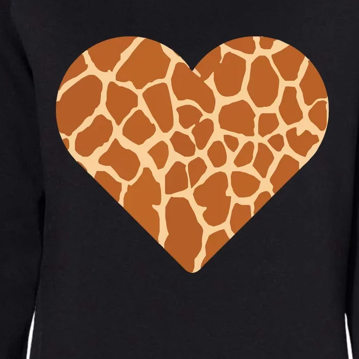 Heart Love Giraffes Gifts Womens California Wash Sweatshirt