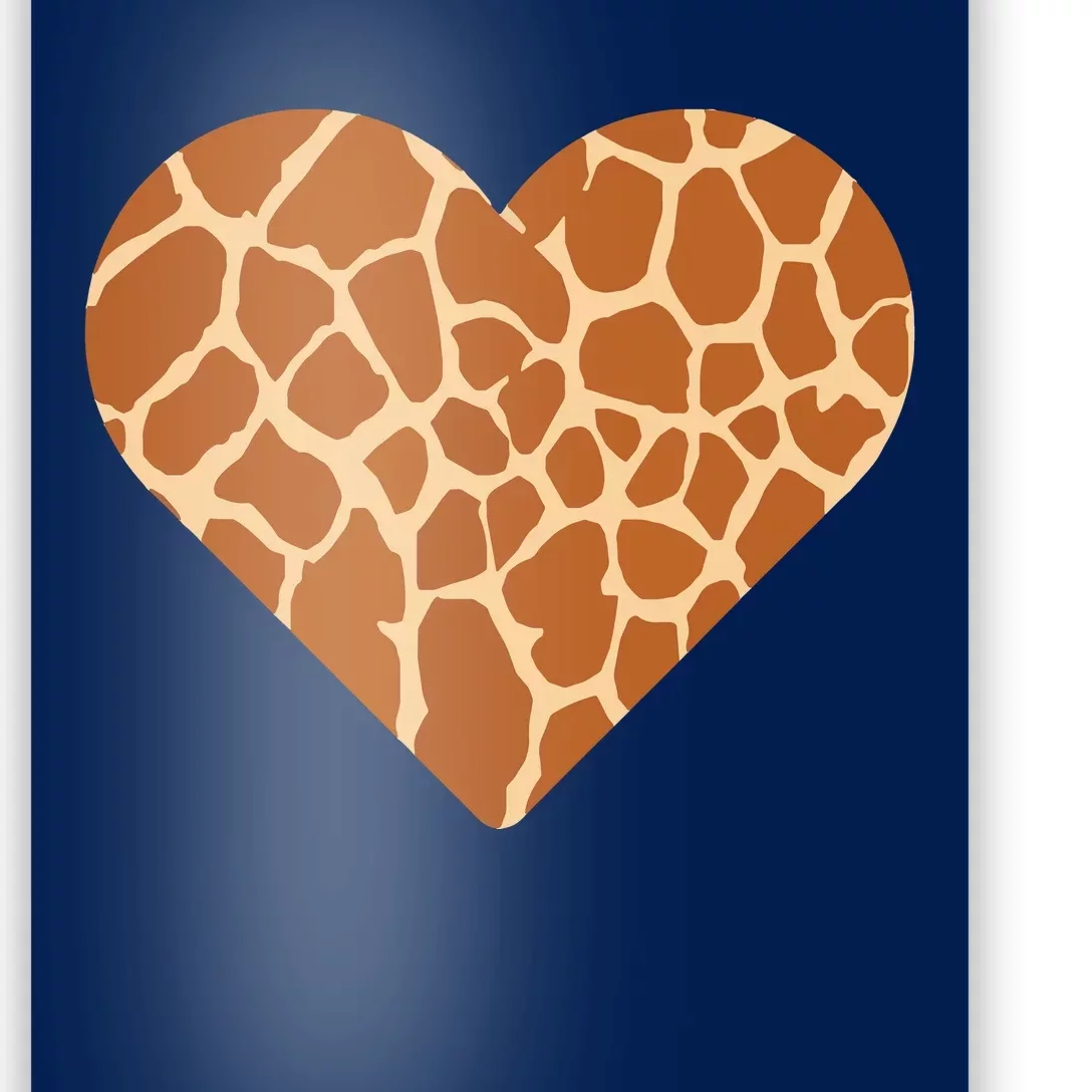 Heart Love Giraffes Gifts Poster