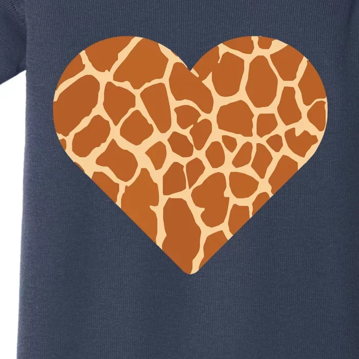 Heart Love Giraffes Gifts Baby Bodysuit