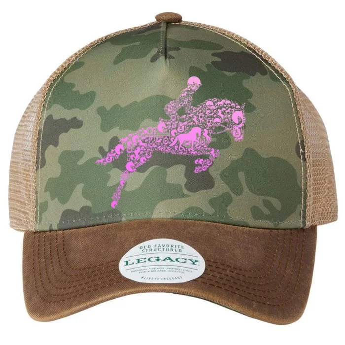 Horse Lover Girl Horseback Riding Women Legacy Tie Dye Trucker Hat