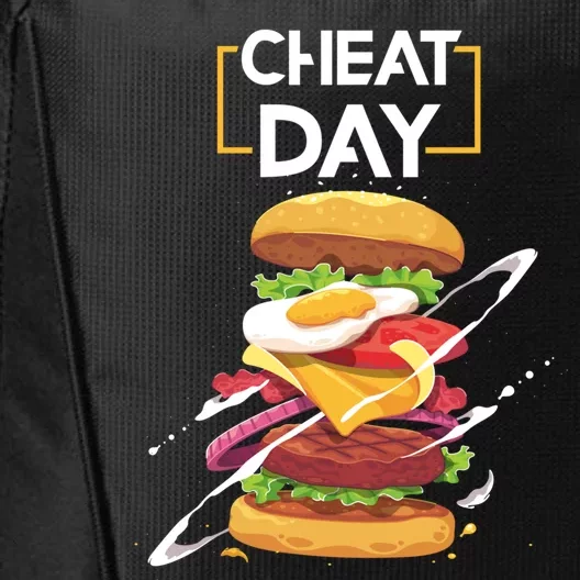 Hamburger Lover Gift Fast Food Gym Workout Cheat Day Meaningful Gift City Backpack