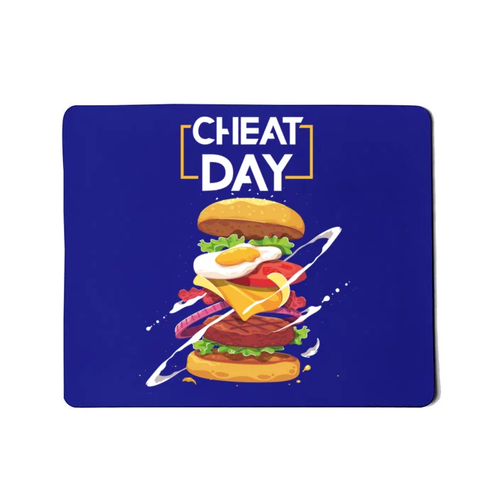 Hamburger Lover Gift Fast Food Gym Workout Cheat Day Meaningful Gift Mousepad