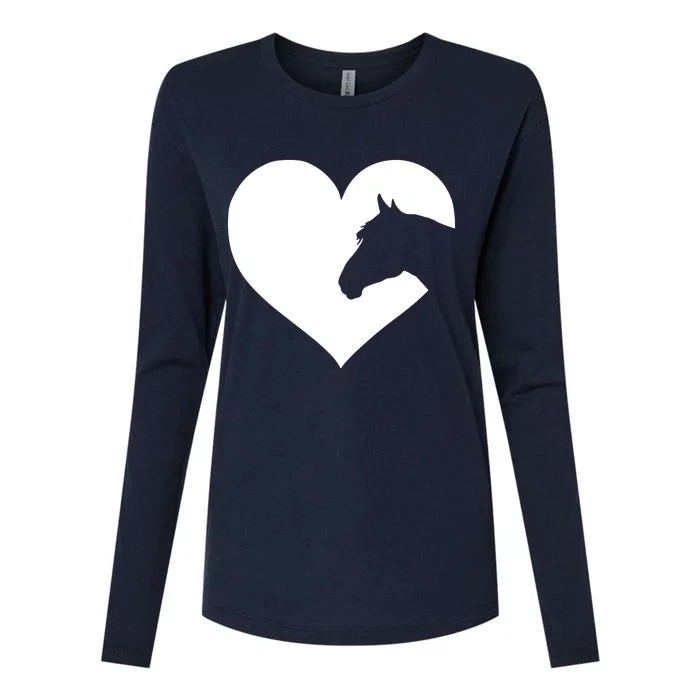 Horse Lover Gift For Women Who Love Horses Womens Cotton Relaxed Long Sleeve T-Shirt