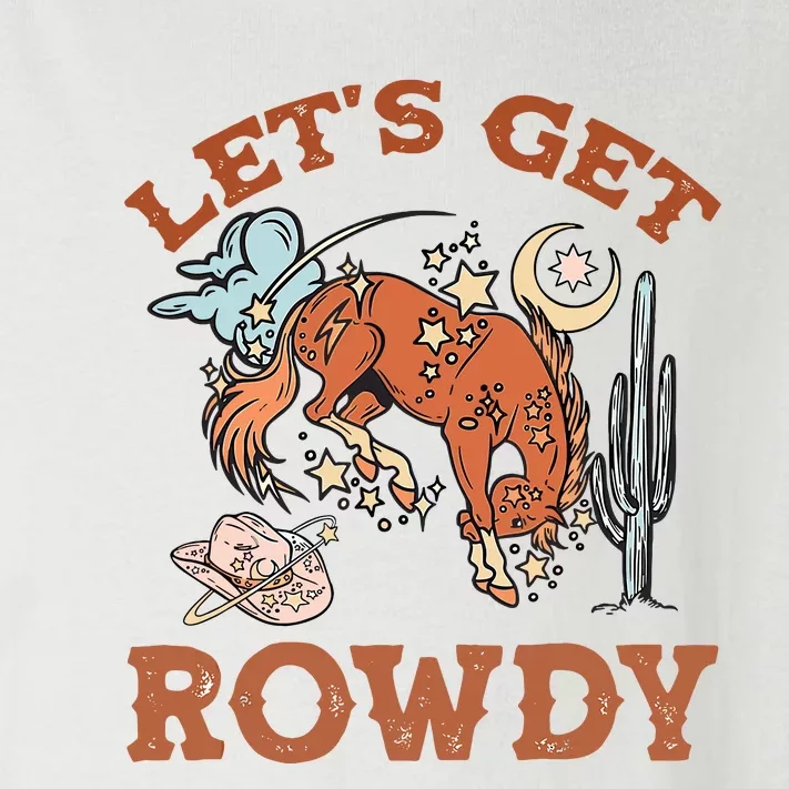 Howdy LetS Get Rowdy Cowgirl Bachelorette Bride Party South Toddler Long Sleeve Shirt