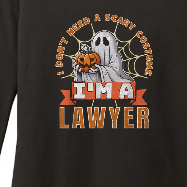 Halloween Lawyer Ghost IM A Lawyer Funny Costume Womens CVC Long Sleeve Shirt