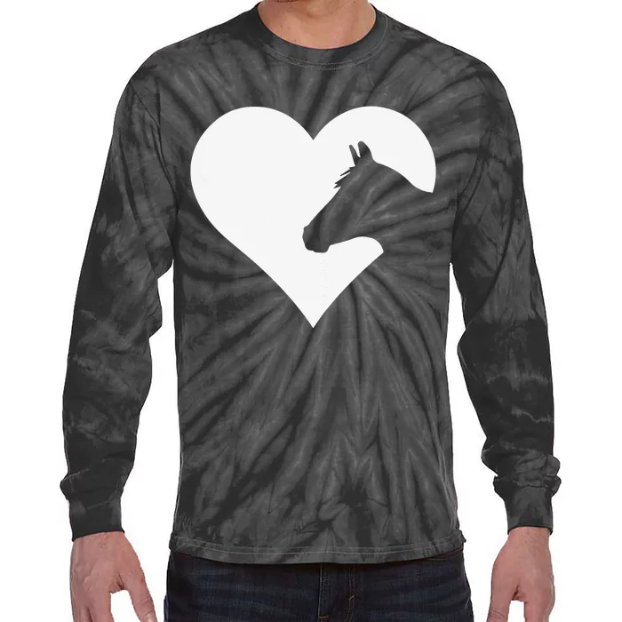 Horse Lover Gift For Who Love Horses Tie-Dye Long Sleeve Shirt