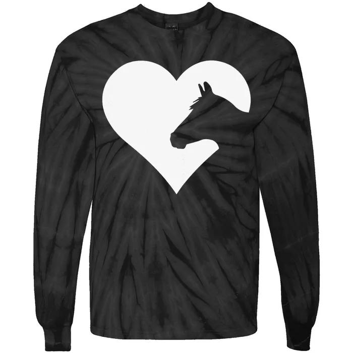 Horse Lover Gift For Who Love Horses Tie-Dye Long Sleeve Shirt