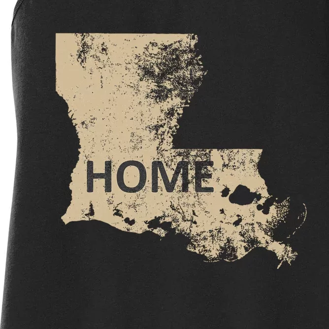 Home Louisiana Gold & Black Women's Racerback Tank