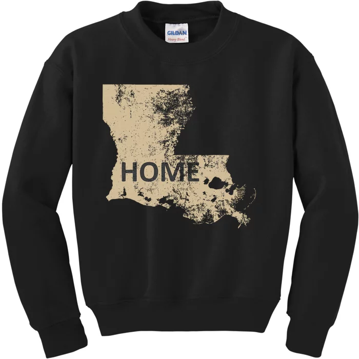 Home Louisiana Gold & Black Kids Sweatshirt