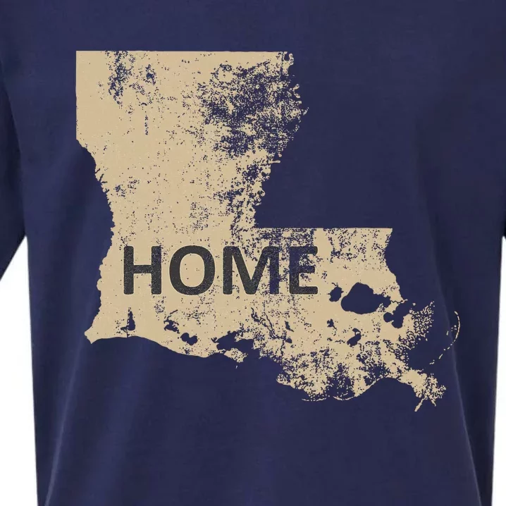 Home Louisiana Gold & Black Sueded Cloud Jersey T-Shirt