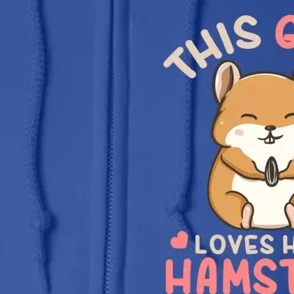 Hamster Lover Gift Cute Gift Full Zip Hoodie