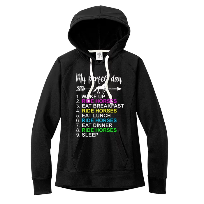 Horse Lover Horseback Riding Horse Lover Gift Women's Fleece Hoodie