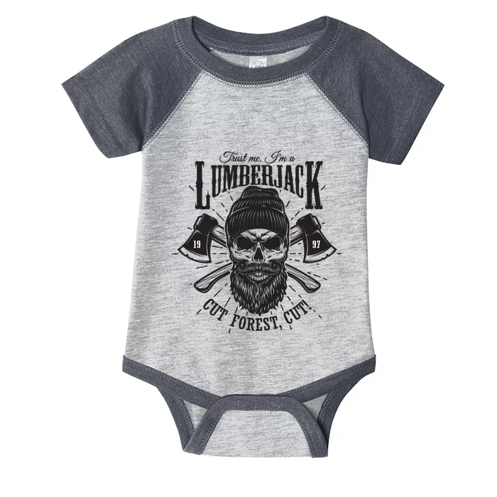 Hipster Lumberjack Infant Baby Jersey Bodysuit