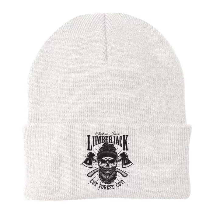 Hipster Lumberjack Knit Cap Winter Beanie