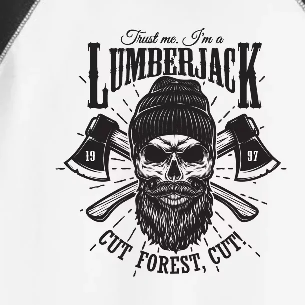 Hipster Lumberjack Toddler Fine Jersey T-Shirt