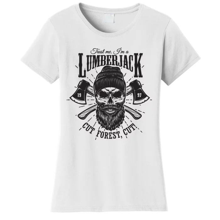 Hipster Lumberjack Women's T-Shirt