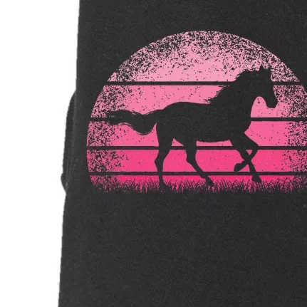 Horse Lover Horseback Riding Cowgirl Western Doggie 3-End Fleece Hoodie