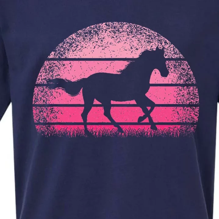 Horse Lover Horseback Riding Cowgirl Western Sueded Cloud Jersey T-Shirt