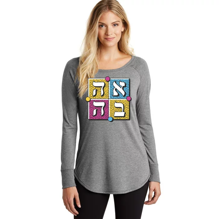 Hebrew Love Women's Perfect Tri Tunic Long Sleeve Shirt