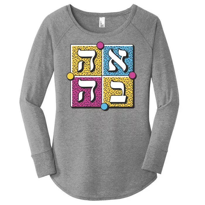 Hebrew Love Women's Perfect Tri Tunic Long Sleeve Shirt