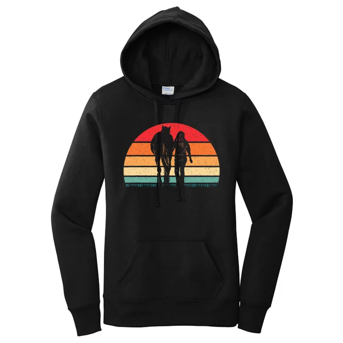 Horse Lover Horseback Riding Western Cowgirl Ranch Women's Pullover Hoodie