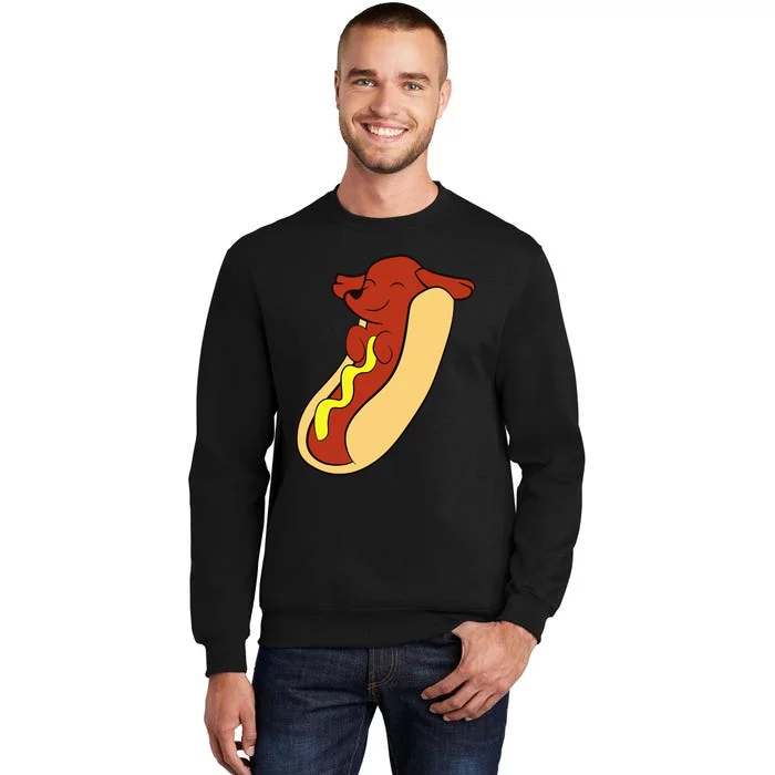 Hotdog Lover Hotdog Dachshund Hot Dog Tall Sweatshirt