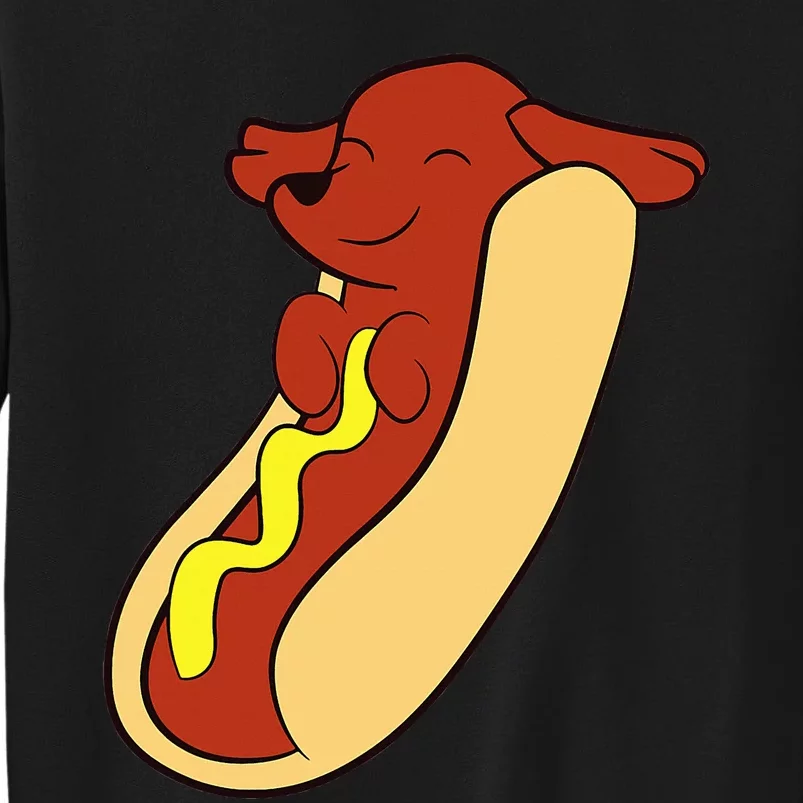 Hotdog Lover Hotdog Dachshund Hot Dog Tall Sweatshirt