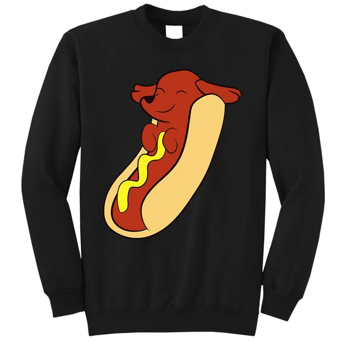 Hotdog Lover Hotdog Dachshund Hot Dog Tall Sweatshirt