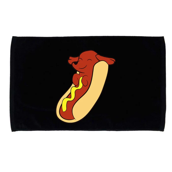 Hotdog Lover Hotdog Dachshund Hot Dog Microfiber Hand Towel