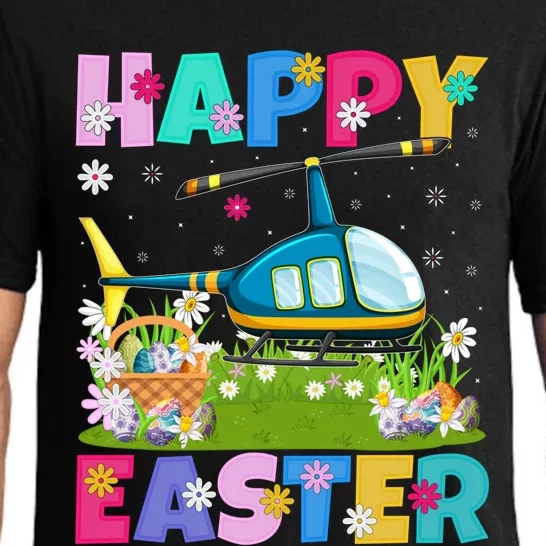 Helicopter Lover Happy Easter Funny Helicopter Easter Sunday Gift Pajama Set